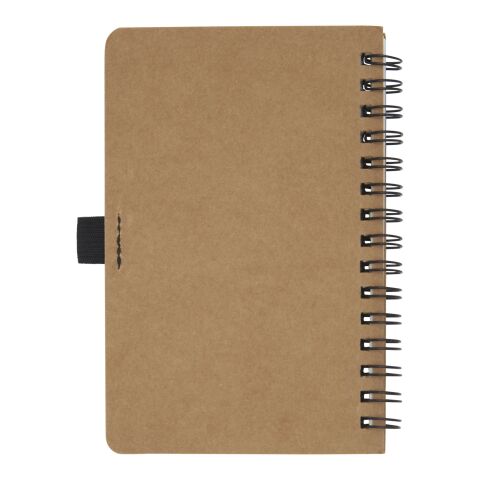 Carnet Cobble A6 à spirales en carton recyclé avec papier de pierre Standard | Naturel | sans marquage | non disponible | non disponible