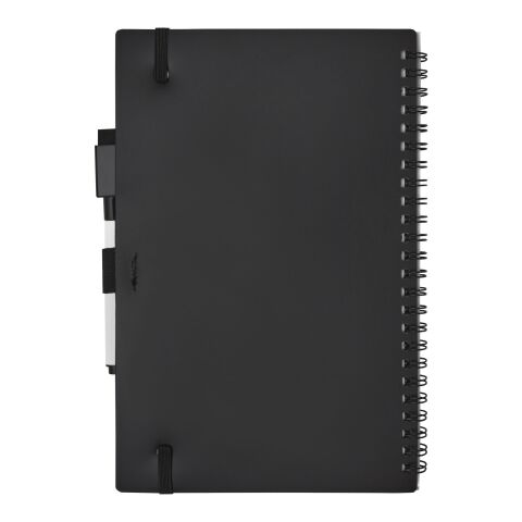 Bloc-notes réutilisable Pebbles format A5 Standard | Noir | sans marquage | non disponible | non disponible