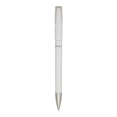 Stylo bille en plastique recyclé Ana Standard | blanc | sans marquage | non disponible | non disponible
