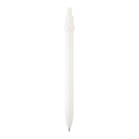Stylo bille Fidget en plastique recyclé (encre noire) Standard | Blanc | sans marquage | non disponible | non disponible