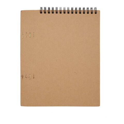 Carnet de notes à spirales Doodle A5 à couverture souple et set de crayons gras Standard | Naturel | sans marquage | non disponible | non disponible