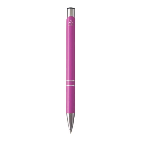 Stylo bille en aluminium recyclé Moneta (encre bleue) Standard | Magenta | sans marquage | non disponible | non disponible