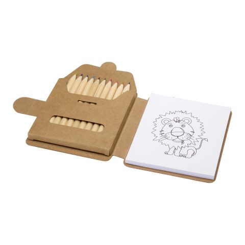 Bloc de dessin Chroma et coffret de crayons Naturel