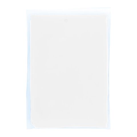 Poncho jetable pour la pluie Mayan recyclé certifié GRS avec pochette de rangement Standard | Blanc | sans marquage | non disponible | non disponible