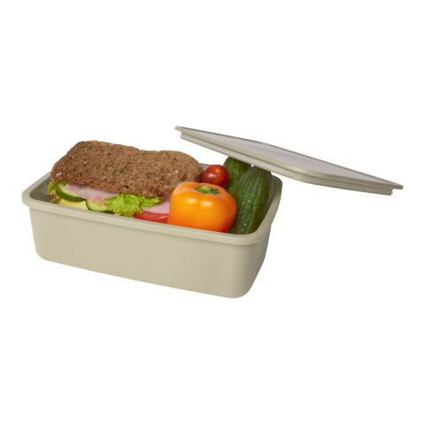Boîte à lunch Dovi en plastique recyclé Standard | Beige | sans marquage | non disponible | non disponible