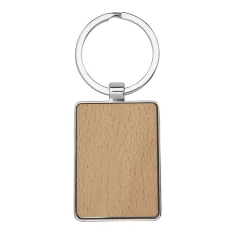 Porte-clés rectangulaire Mauro en bois de hêtre Standard | Naturel | sans marquage | non disponible | non disponible