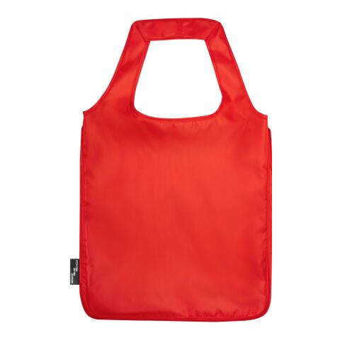 Grand sac shopping Ash en RPET certifié GRS Prioritaire | Rouge | Impression par transfert 1 couleur | Verso | 280 mm x 230 mm | non disponible