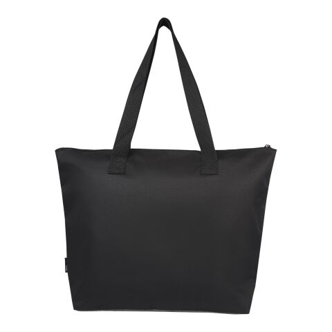 Sac shopping Reclaim recyclé GRS bicolore à fermeture éclair de 15 L Standard | Noir-Gris | sans marquage | non disponible | non disponible | non disponible