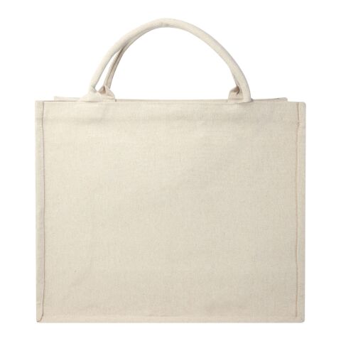 Sac shopping Pheebs recyclé de 500 g/m² pour livre Standard | Oatmeal | sans marquage | non disponible | non disponible