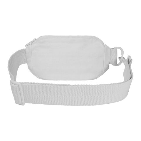 Sac bandoulière recyclé Crescent 500 g/m² Aware™ Blanc | sans marquage | non disponible | non disponible