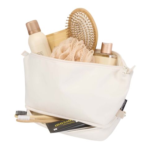 Sac de toilette de voyage Trip Aware™ de 6 L en matériaux recyclés Standard | Ivoire | sans marquage | non disponible | non disponible | non disponible