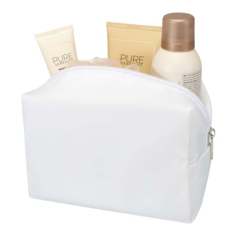 Trousse de toilette Muse en RPET certifiée GRS Standard | Blanc cassé | sans marquage | non disponible | non disponible | non disponible