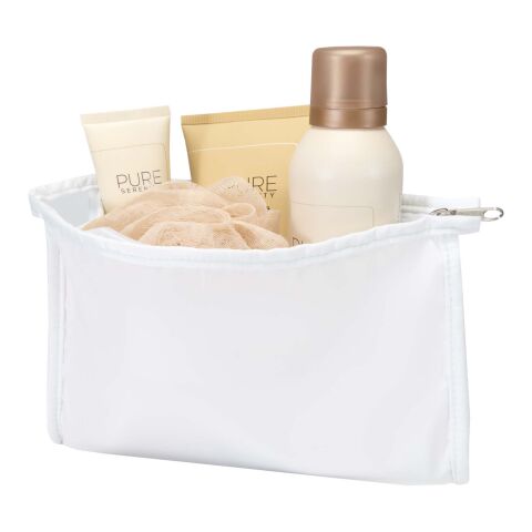Trousse de toilette Muse en RPET certifiée GRS Standard | Blanc cassé | sans marquage | non disponible | non disponible | non disponible