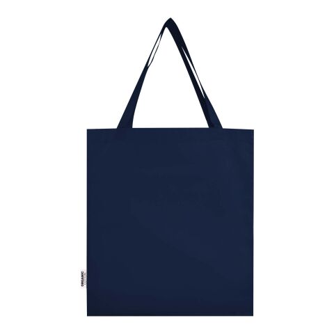 Sac shopping à soufflets Odisha bio OCS 180&nbsp;g/m2 de 14&nbsp;L Standard | Marine | sans marquage | non disponible | non disponible | non disponible