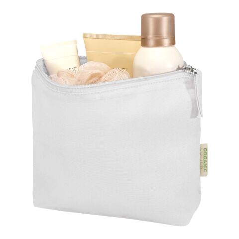 Trousse de toilette Odisha de 1&nbsp;L bio certifiée OCS 180&nbsp;g/m² Standard | Blanc | sans marquage | non disponible | non disponible | non disponible