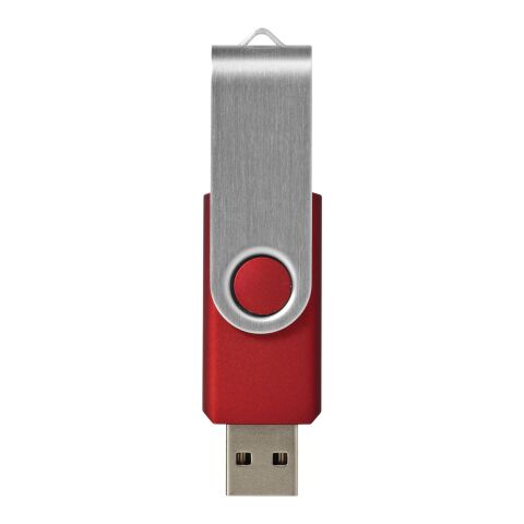 Clé USB rotative 16 Go Standard | Rouge | sans marquage | non disponible | non disponible | non disponible