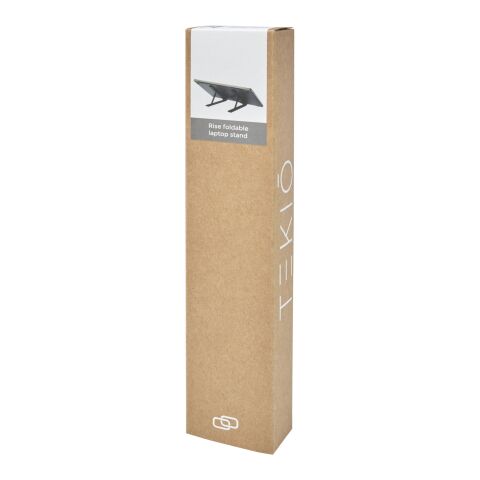 Support pliable pour ordinateur portable Rise Standard | Noir | sans marquage | non disponible | non disponible