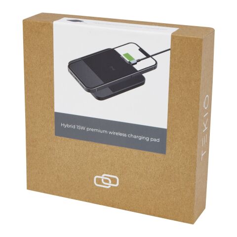 Tapis de charge sans fil Hybrid haut de gamme de 15 W Standard | Noir | sans marquage | non disponible | non disponible