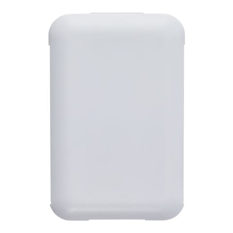 Câble de recharge modulaire en plastique recyclé Savvy avec support de téléphone Standard | Blanc transparent | sans marquage | non disponible | non disponible