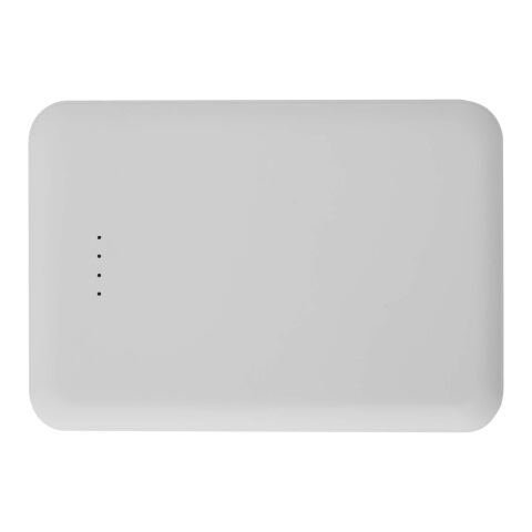 Batterie de secours en plastique recyclé Asama type-C de 5 000 mAh Standard | blanc | sans marquage | non disponible | non disponible