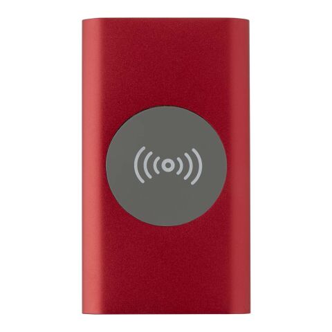 Batterie de secours sans fil en aluminium recyclé Juice type-C de 4 000 mAh Standard | Rouge | sans marquage | non disponible | non disponible