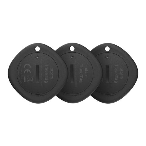 Étiquette traceur de voyage 3 pièces Xtorm XTAG01 Noir | sans marquage