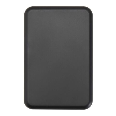 Batterie de secours Acrab magnétique sans fil de 5&nbsp;000&nbsp;mAh et 15&nbsp;W avec PD de 20&nbsp;W - fabriquée en plastique recyclé Standard | Noir | sans marquage | non disponible | non disponible