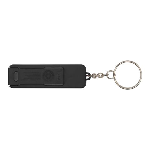 Support de téléphone Aggia avec jouet fidget en plastique recyclé Noir | sans marquage | non disponible | non disponible