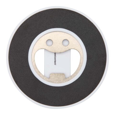 Support de téléphone magnétique Ain en plastique recyclé avec décapsuleur Standard | Blanc | sans marquage | non disponible | non disponible