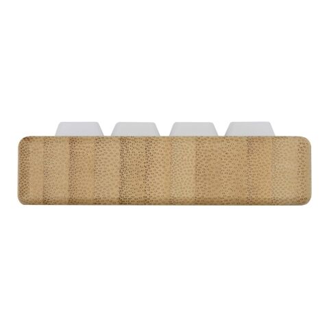 Support de téléphone Algol avec jouet fidget en plastique recyclé et détails en bambou Standard | Bois | sans marquage | non disponible | non disponible