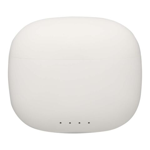 Oreillette Bluetooth® True Wireless Alterf en plastique recyclé avec embouts en silicone Standard | Blanc | sans marquage | non disponible | non disponible