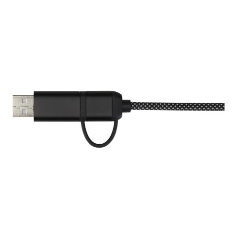 Câble de recharge magnétique 5-en-1 SMART 65 W, 100 cm, certifié RCS noir