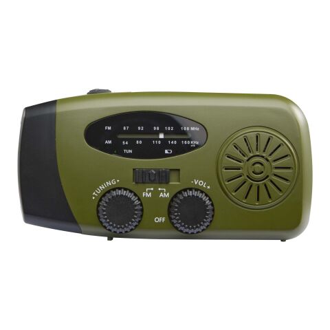 Radio d'urgence en plastique recyclé RCS Avior Standard | Vert militaire | sans marquage | non disponible | non disponible