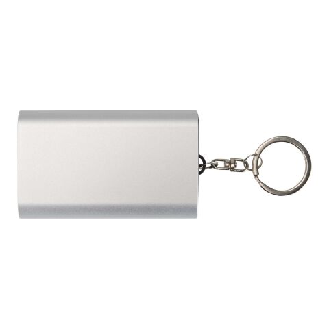 Batterie de secours Arcturus en aluminium recyclé de 2&nbsp;000&nbsp;mAh avec porte-clés Standard | Argent | sans marquage | non disponible | non disponible