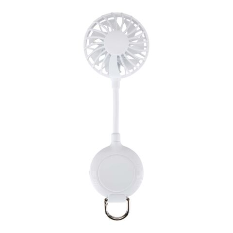 Ventilateur portable magnétique en plastique recyclé Ventio Standard | Blanc | sans marquage | non disponible | non disponible