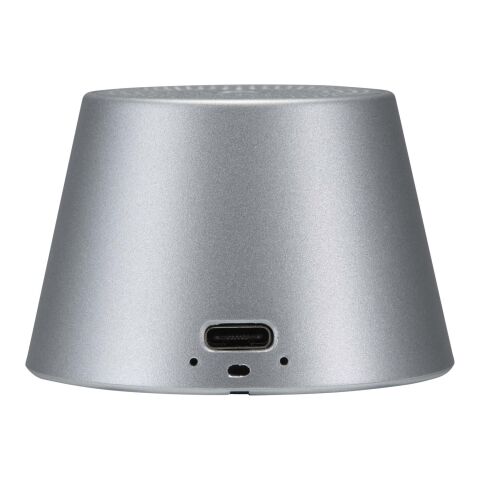 Enceinte magnétique SMART 3 W en aluminium recyclé Argent