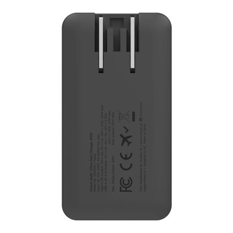 Chargeur de voyage rapide 65&nbsp;W avec câble et étui de voyage Xtorm Standard | Noir | sans marquage | non disponible | non disponible