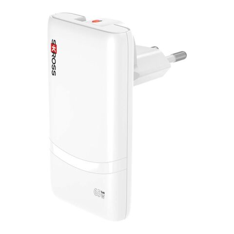 Chargeur multi-têtes SKROSS® Klip Slim 65 W blanc