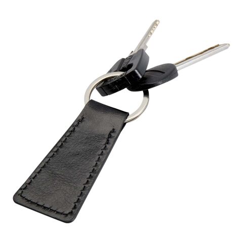 Porte-clés en plastique recyclé Puky Standard | Noir | sans marquage | non disponible | non disponible