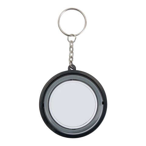 Porte-clés fidget gyroscope en plastique recyclé Spinx Standard | Noir | sans marquage | non disponible | non disponible