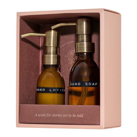 Coffret cadeau de soins pour les mains Quiet Rebellion de Wellmark Marron