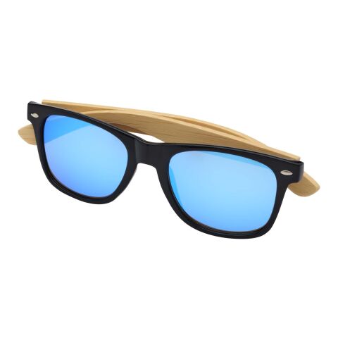 Lunettes de soleil Hue avec branches en bambou Standard | Bleu-Naturel | sans marquage | non disponible | non disponible
