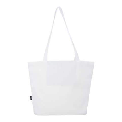 Sac shopping Panama de 20 L avec fermeture éclair recyclé certifié GRS Standard | blanc | sans marquage | non disponible | non disponible | non disponible