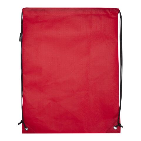 Sac à dos avec cordon Evergreen non tissé recyclé GRS de 5L Standard | Rouge | sans marquage | non disponible | non disponible | non disponible