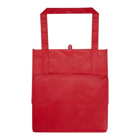 Sac shopping Liberty non tissé recyclé GRS avec fond rigide de 29L Standard | Rouge | sans marquage | non disponible | non disponible | non disponible