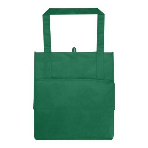 Sac shopping Liberty non tissé recyclé GRS avec fond rigide de 29L Standard | Vert | sans marquage | non disponible | non disponible | non disponible