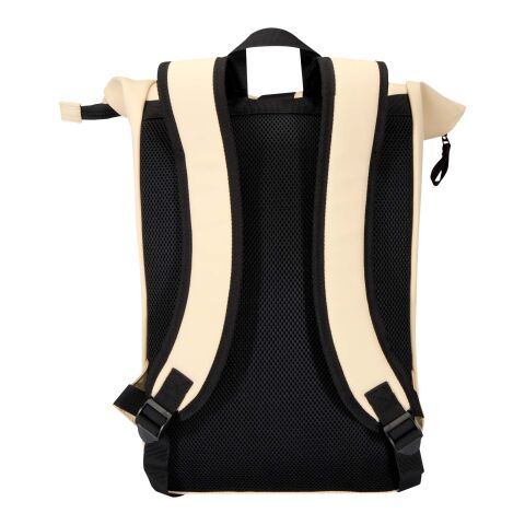 Sac à dos enroulable Resi Plus de 18 L et 15&quot; en matériaux recyclés certifiés GRS Standard | Oatmeal | sans marquage | non disponible | non disponible | non disponible