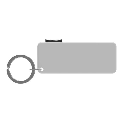 Porte-clés Rove recyclé vérificateur de structures de pneu blanc