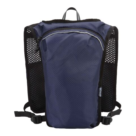 Gilet de course Nomad de 5&nbsp;L en matériaux recyclés certifiés GRS avec système d’hydratation Standard | Marine | sans marquage | non disponible | non disponible | non disponible