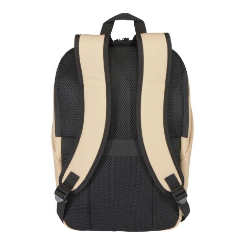 Sac à dos antivol Resi Plus de 18&nbsp;L et 15" en matériaux recyclés certifiés GRS Standard | Oatmeal | sans marquage | non disponible | non disponible